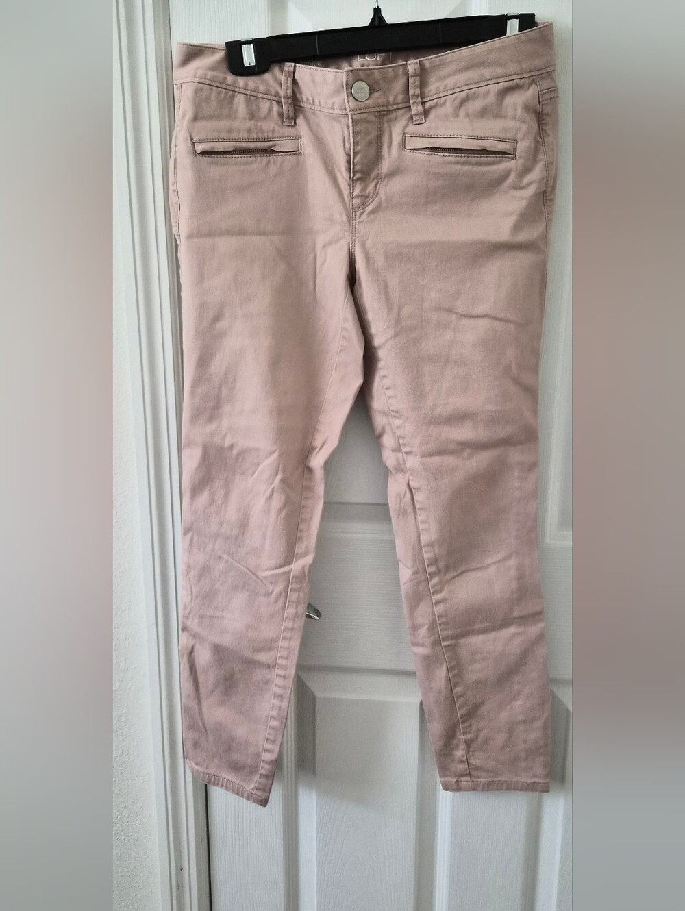 Women's Loft Slim Ankle Pants in Dusty Rose